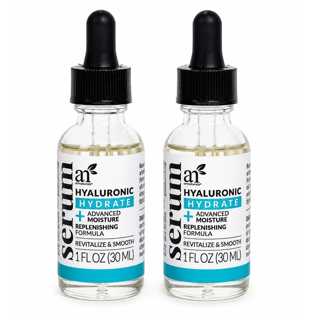 artnaturals Serum Hyaluronic Hydrate Anti Aging Moisture Face Lot 2 1 fl oz New